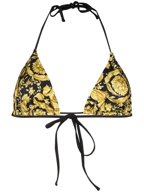 versace barocco bikini|farfetch bikini.